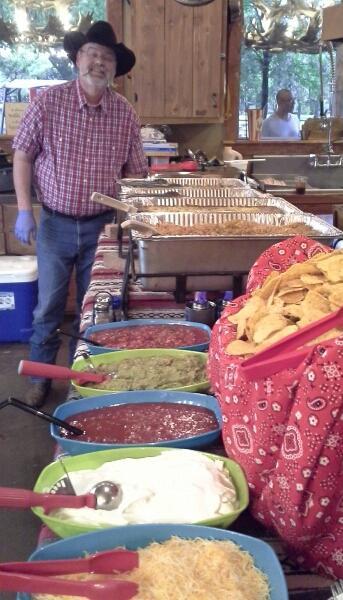 How about a fajita bar at your next event? Bill and Jill went with a fajita bar at their wedding reception, and it was a success! 